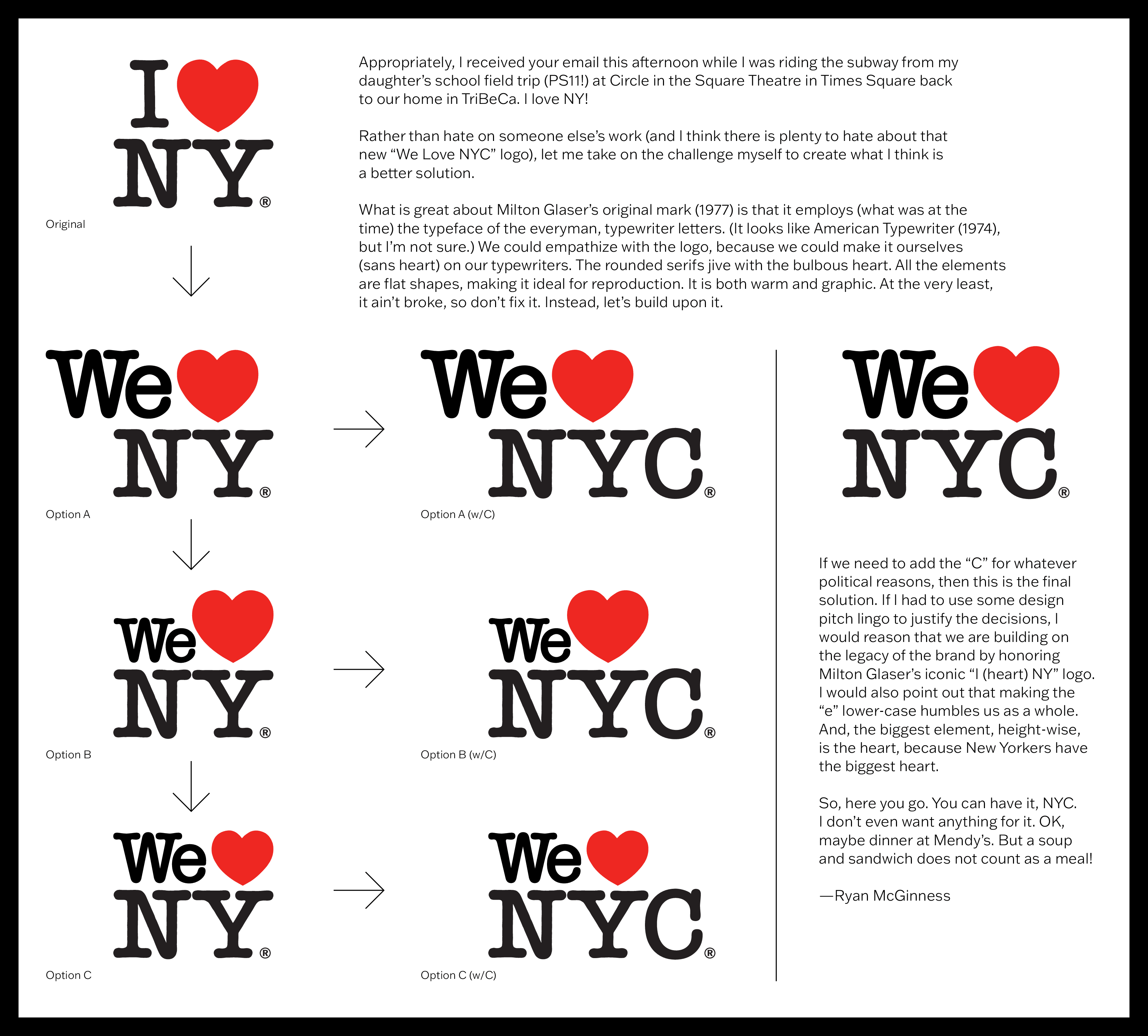 Ryan McGinness Reimagines The ‘We ❤️ NYC’ Logo