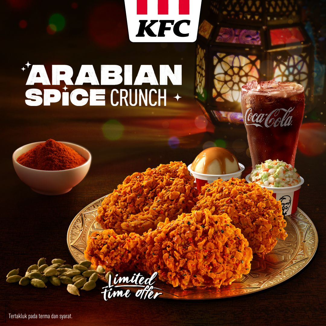 KFC Releases New Arabian Spice Crunch Flavour Just In Time For Ramadan And Raya