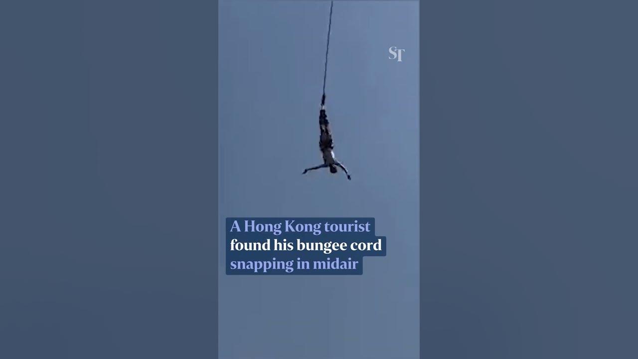 Tourist's bungee cord snaps in midair in Thailand