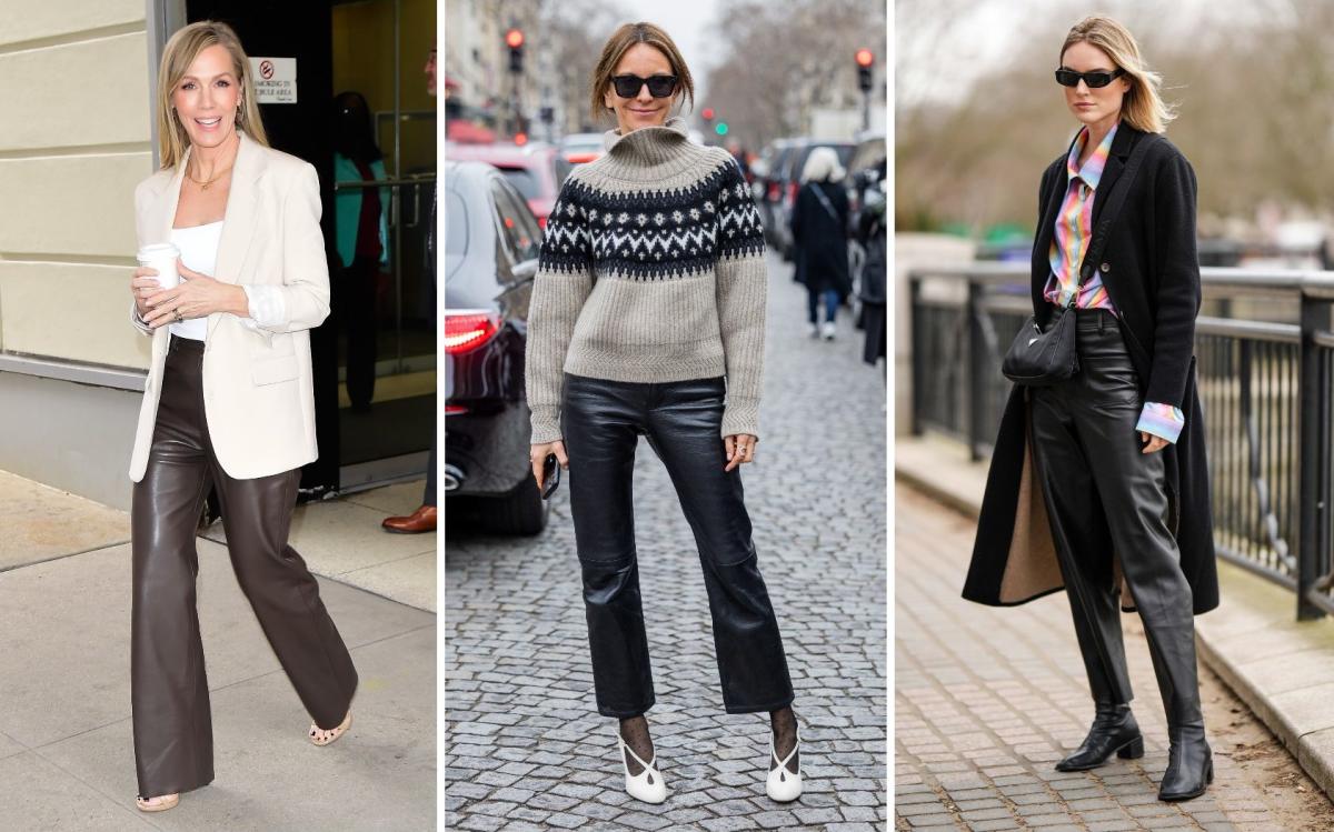 Why you’re never too old to wear leather trousers – and the four most flattering styles to try now