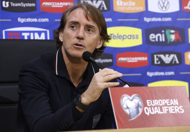 Soccer-Italy manager Mancini says Man City stint was 'above board'