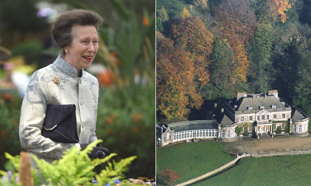 Princess Anne's never-pictured rooms inside Gatcombe Park are so impressive