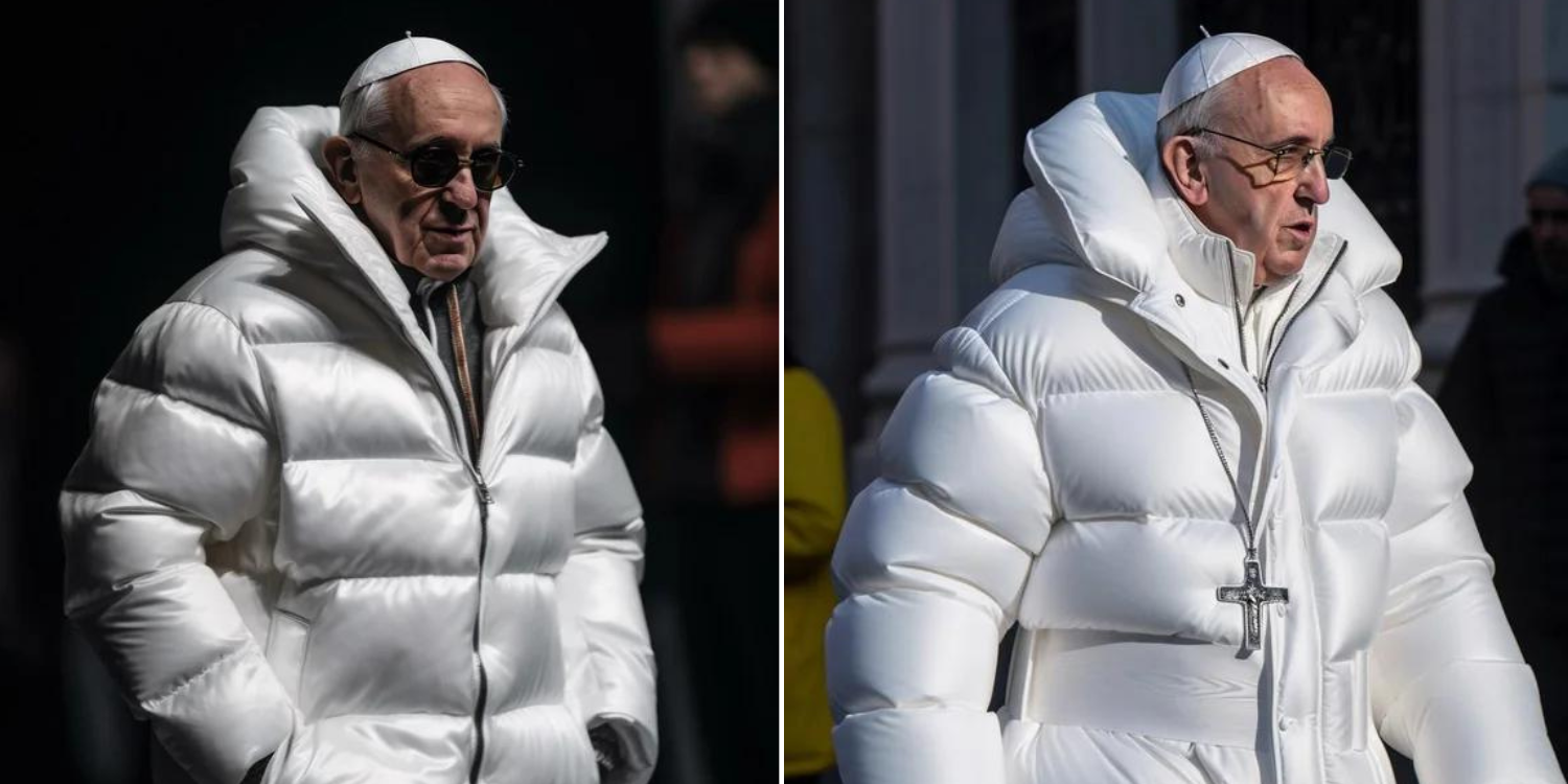 Viral images of pope in puffer jacket are fake, pictures were generated by ai