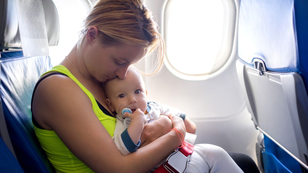 'My baby screamed duration of our 3-hour flight - a brutally honest stranger helped me'