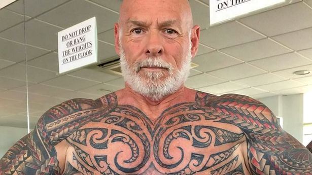Ink-obsessed man spends £10k covering entire body in tattoos - including privates