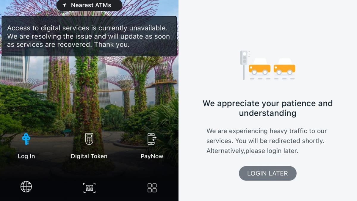 DBS suffers outage in digital services, including PayLah! mobile wallet