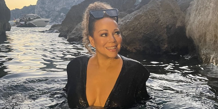 Mariah Carey Dives Into the Ocean to Celebrate Her 54th Birthday