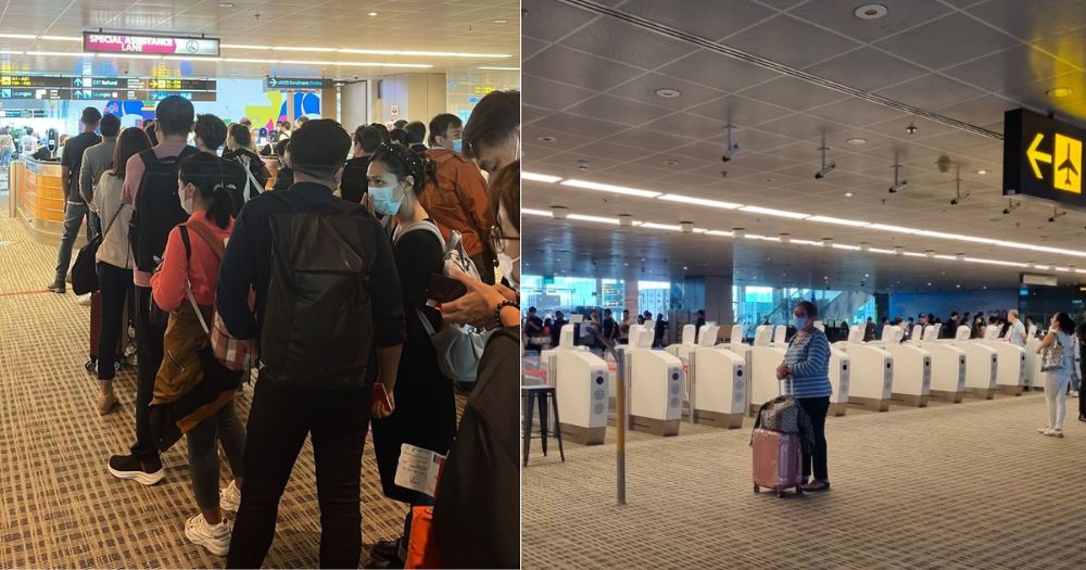 All automated departure lanes at Changi Airport are down, more ICA officers deployed for immigration clearance