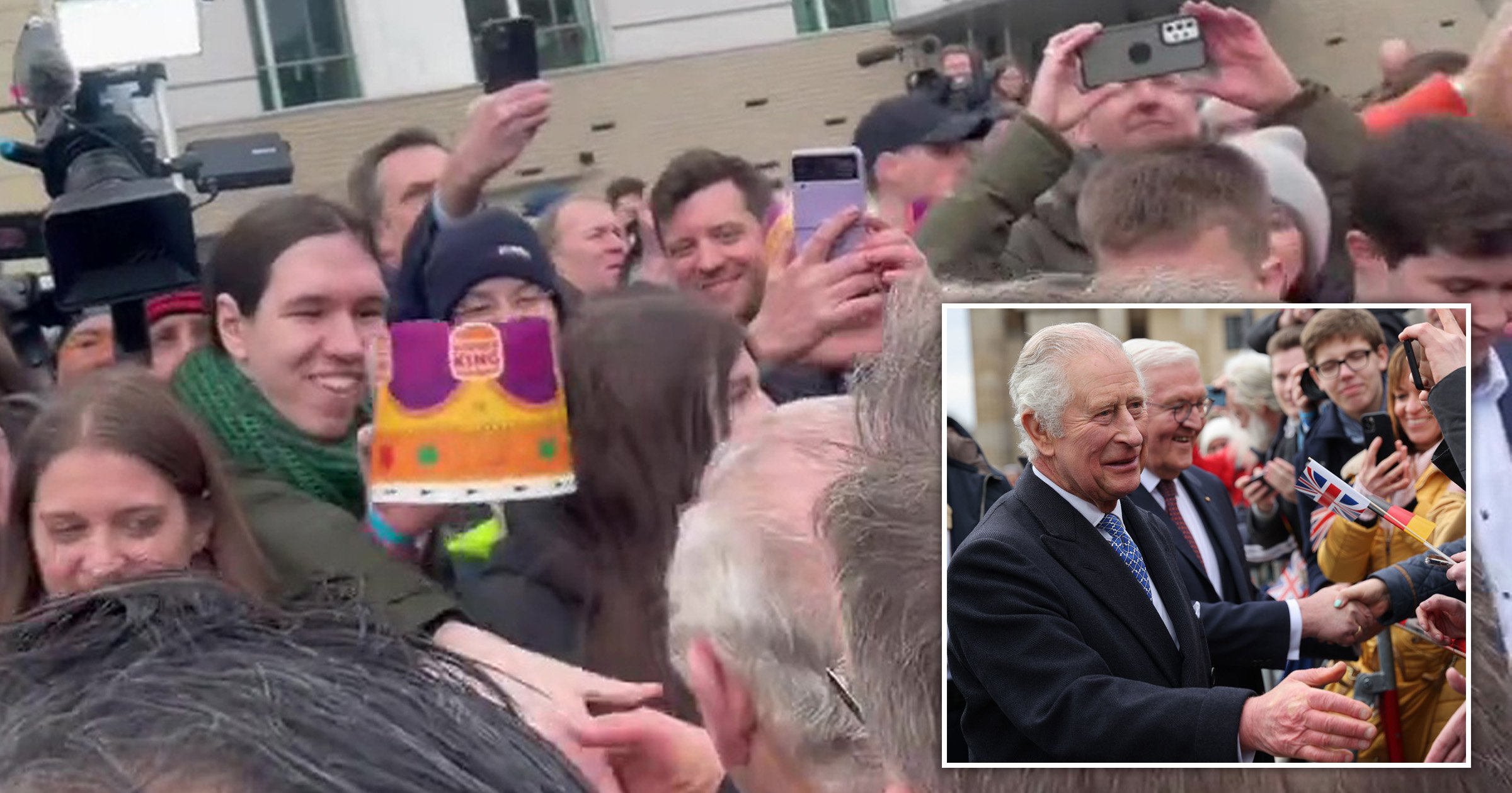 Absolute whopper tried to coronate Charles with a Burger King crown in Germany