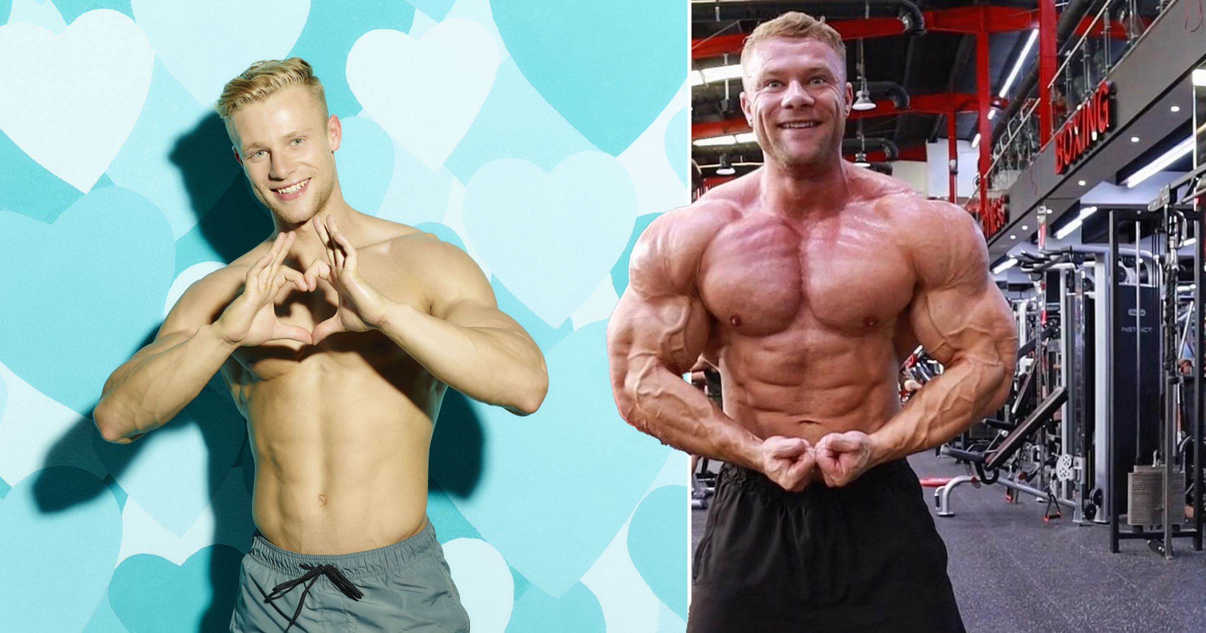 Love Island star Harley Judge shocks fans with bodybuilder transformation and details how his life ‘was a mess’ after show