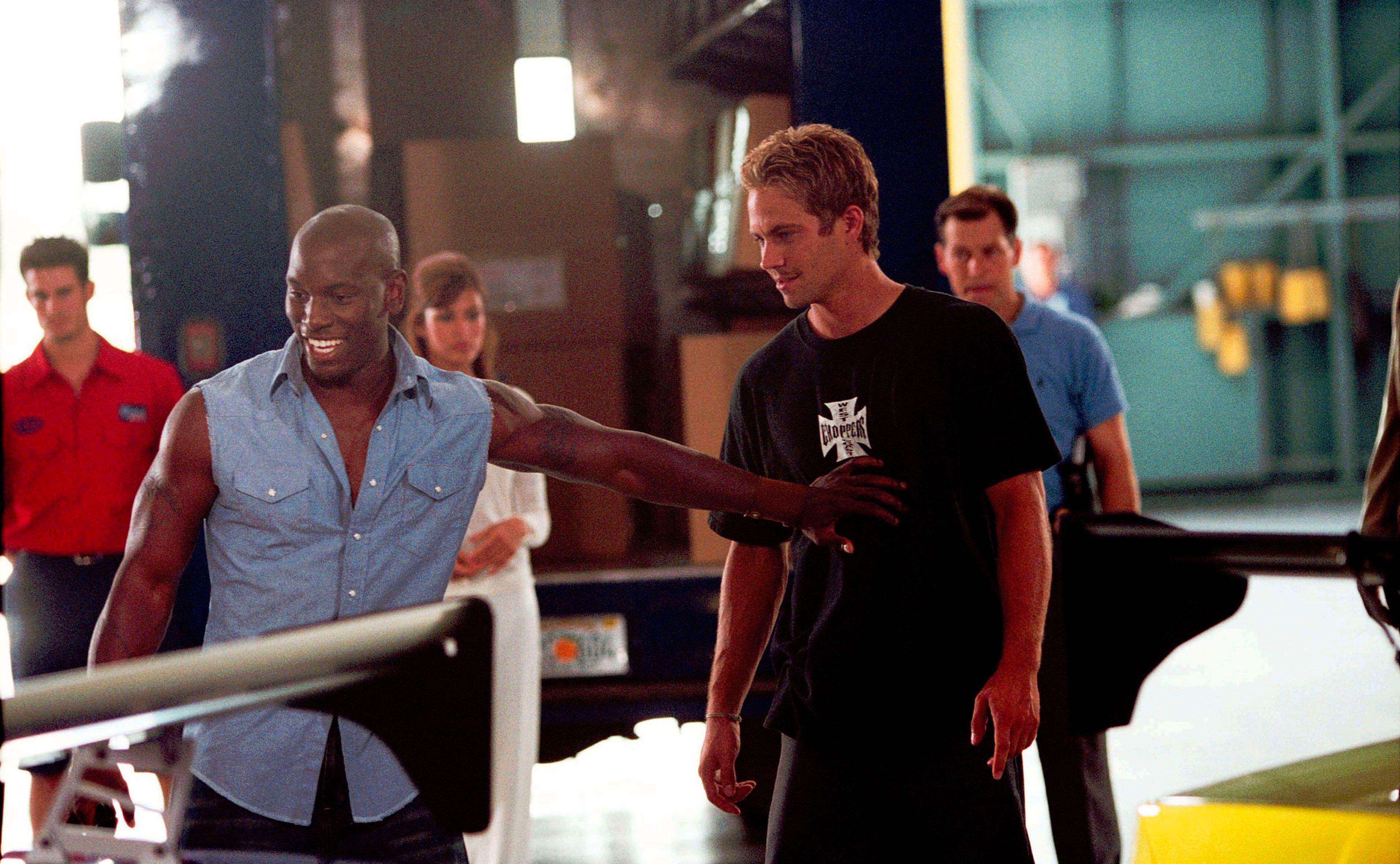 Tyrese Gibson says he and Paul Walker were sleeping with the same woman during 2 Fast 2 Furious