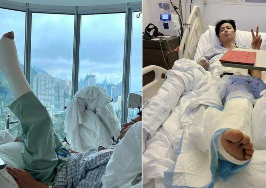 Ada Choi's husband, action star Max Zhang, suffers serious injuries from filming accident