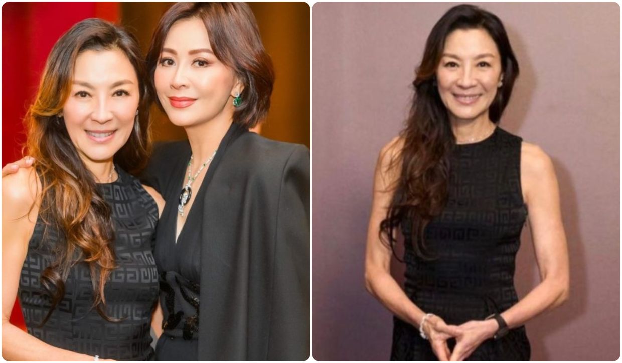 Michelle Yeoh meets up with Carina Lau, Lin Ching Hsia in Hong Kong