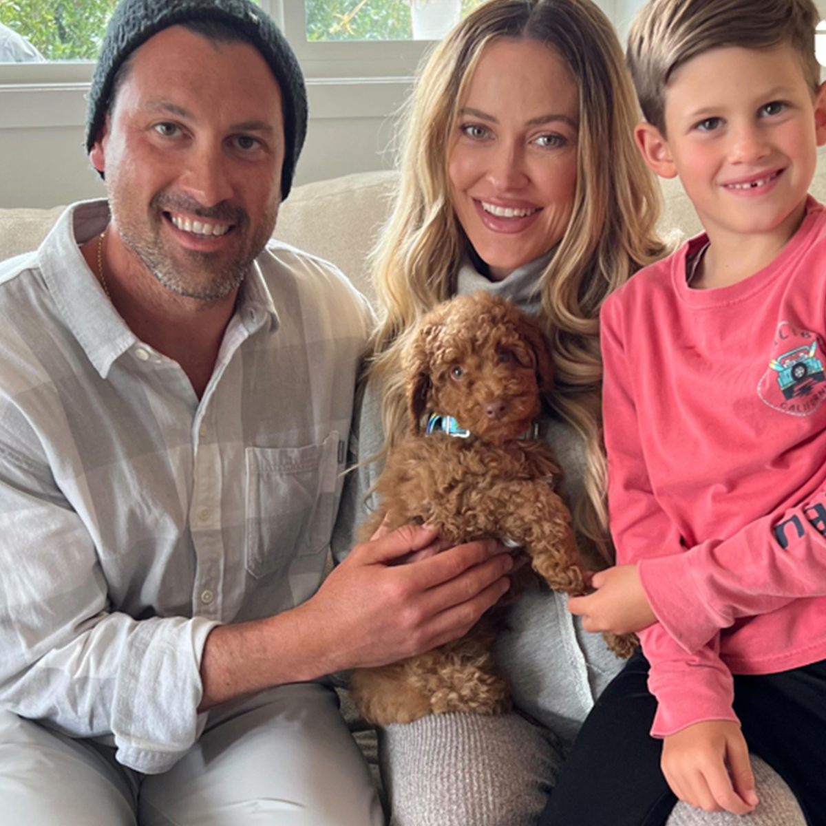 Pregnant Peta Murgatroyd and Maks Chmerkovskiy Surprise Son With Puppy Ahead of Baby's Arrival