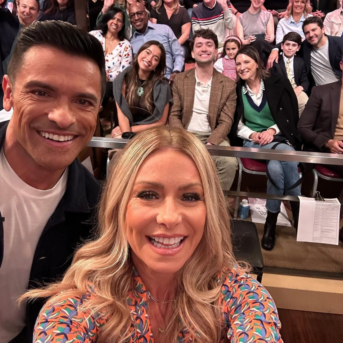 Lola Consuelos Supports Parents Kelly Ripa and Mark Consuelos at Live ...