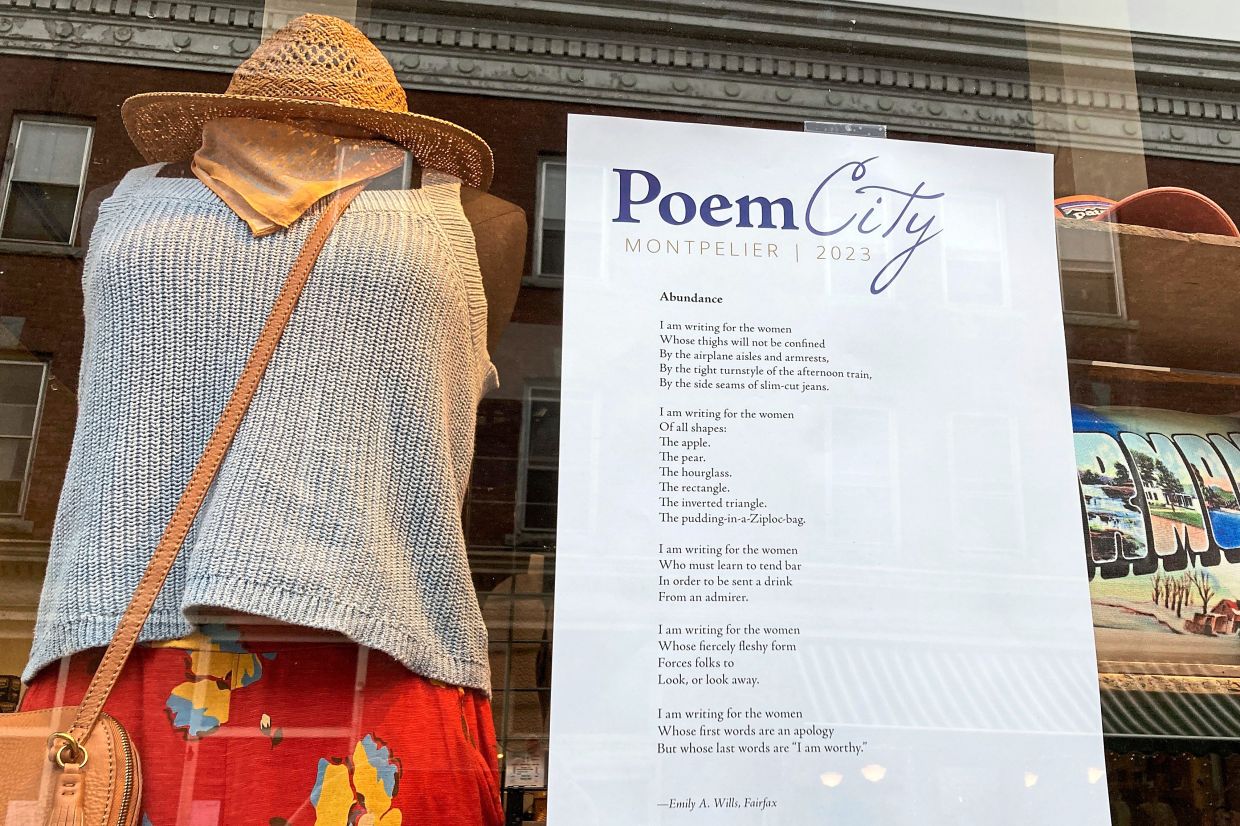 Vermont capital springs to life through poetry each April