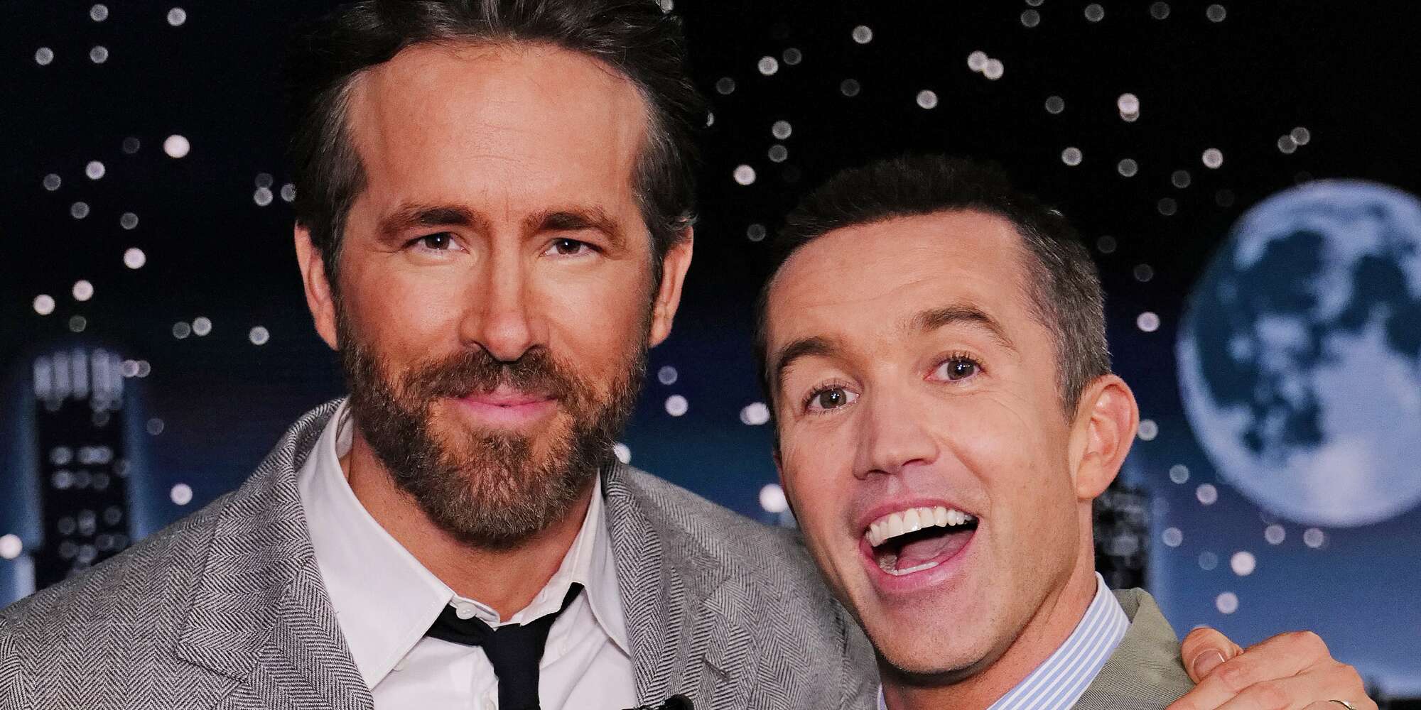 Finally learn how to pronounce Rob McElhenney's name with Ryan Reynolds' ridiculous birthday song to him