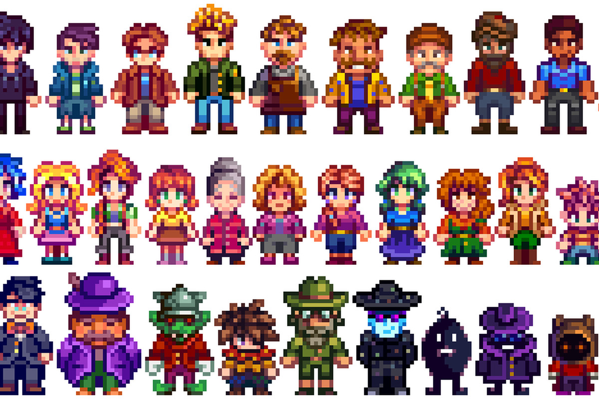 Stardew Valley fan redesigns character sprites to be as cute as their portraits