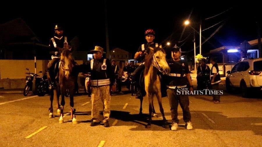 Rukun Tetangga on horseback helps keep Taman Tasek Putra neighbourhood safe Nestia