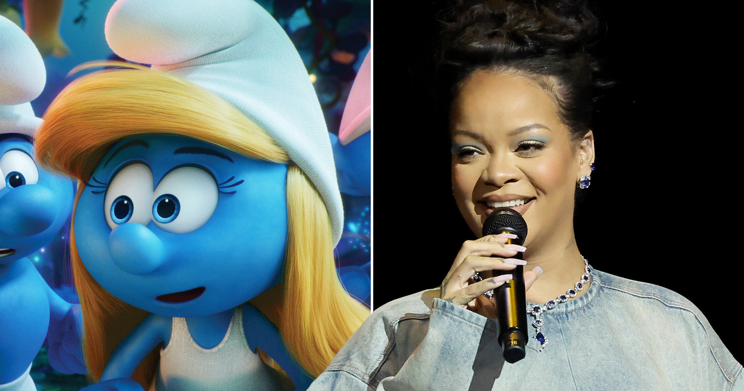 Rihanna confirms she’s playing Smurfette in new Smurfs Movie during surprise CinemcaCon appearance