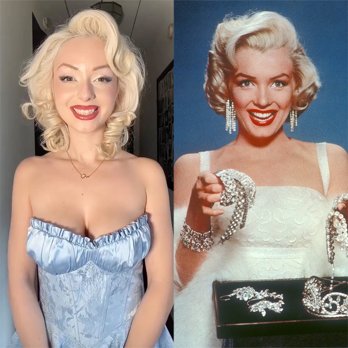 Marilyn Monroe Lookalike Jasmine Chiswell Sets Record Straight on Surgery Claims