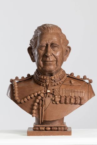 'We tried to make a chocolate bust of King Charles - here's how it went'