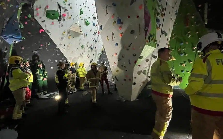 'Devoted' father dies after becoming stuck in indoor rock climbing centre for four hours