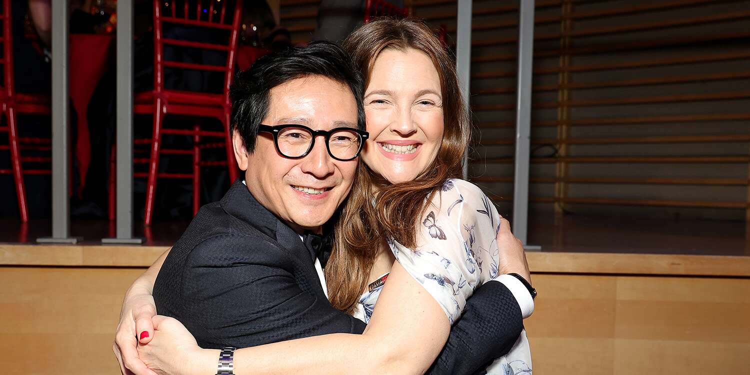 Drew Barrymore and Ke Huy Quan have sweet reunion after meeting as kids — all thanks to Steven Spielberg