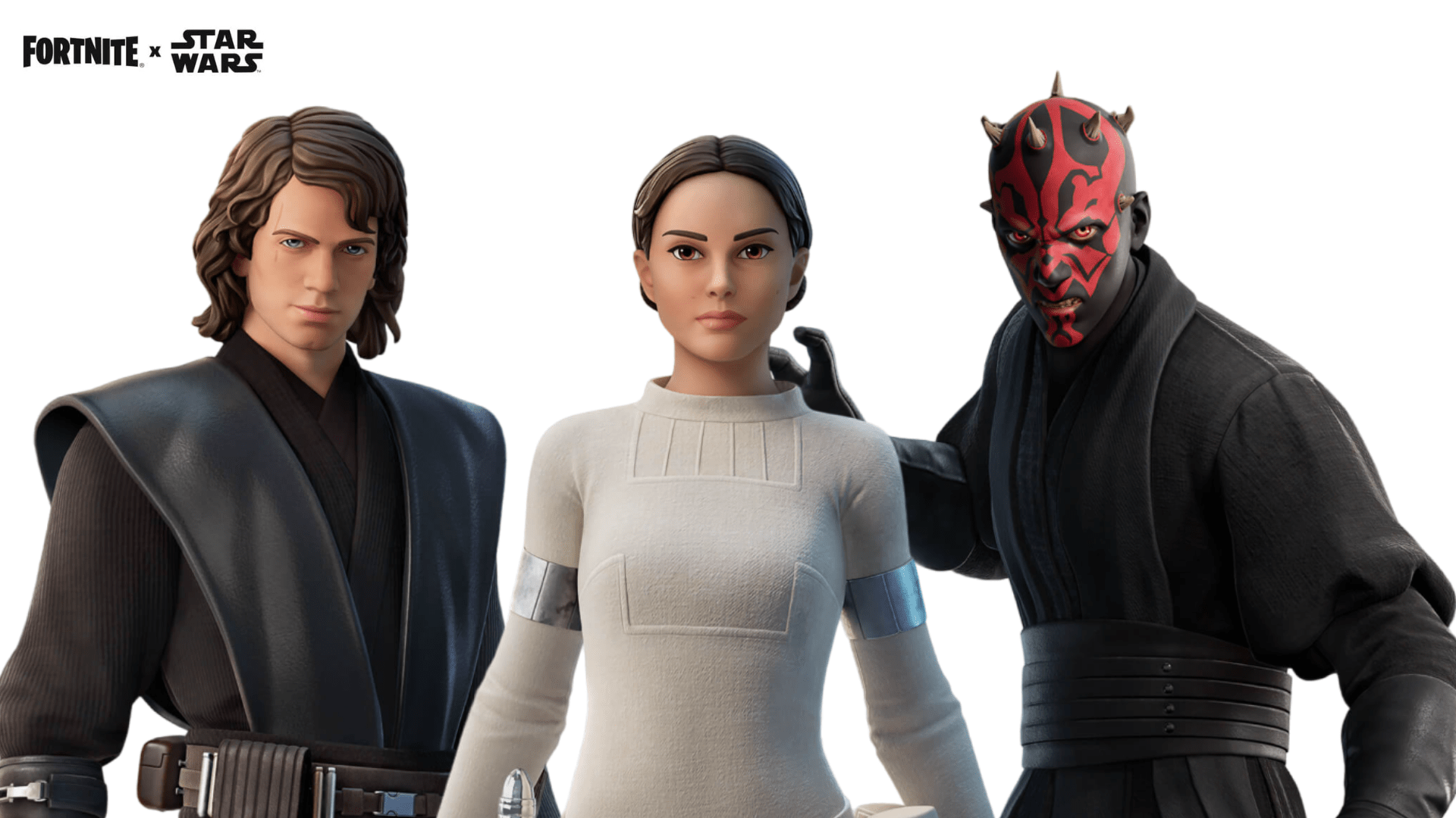 Fortnite x Star Wars: how to unlock Anakin, Padmé and Darth Maul’s skins