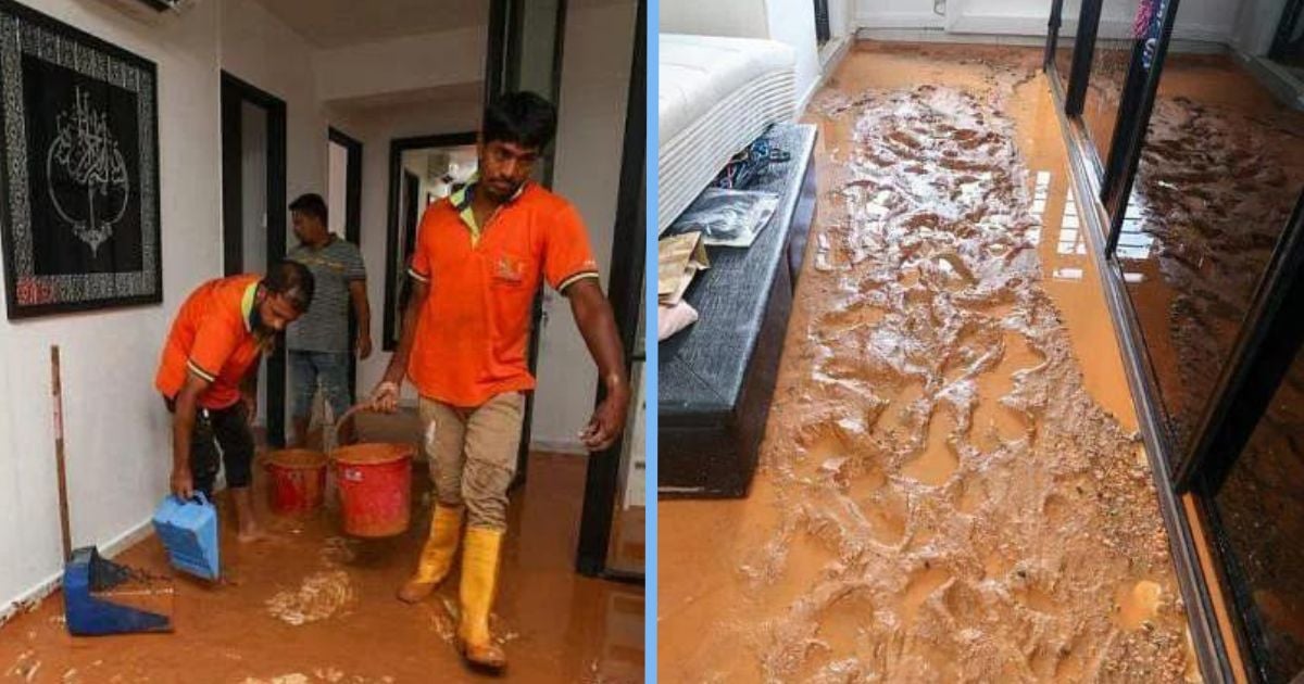 Mudslide in Yishun: Burst Pipe Causes Brown Muddy Flood in HDB Flat