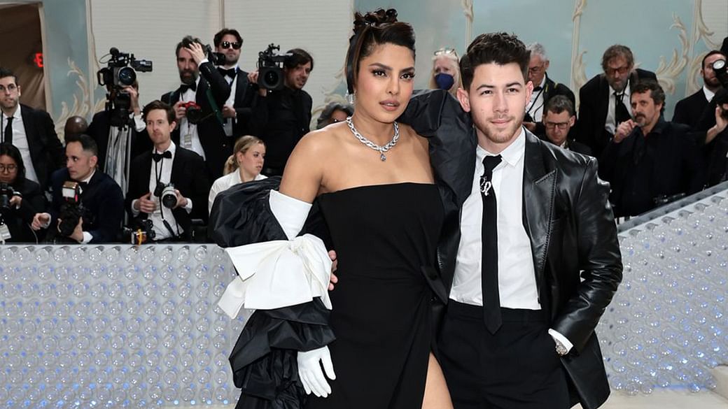 How Baby Malti Adorably Helped Dad Nick Jonas Get Ready For The Met Gala