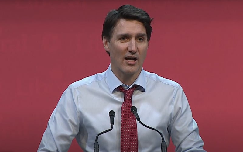 Trudeau vows to run in next election at Liberal party convention