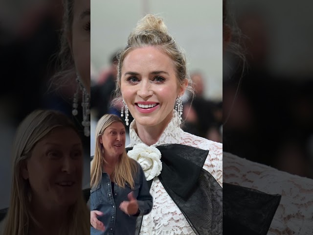Celebrity hairstylist Laini Reeves talks about Emily Blunt's #MetGala hair. #hairgoals #celebrity