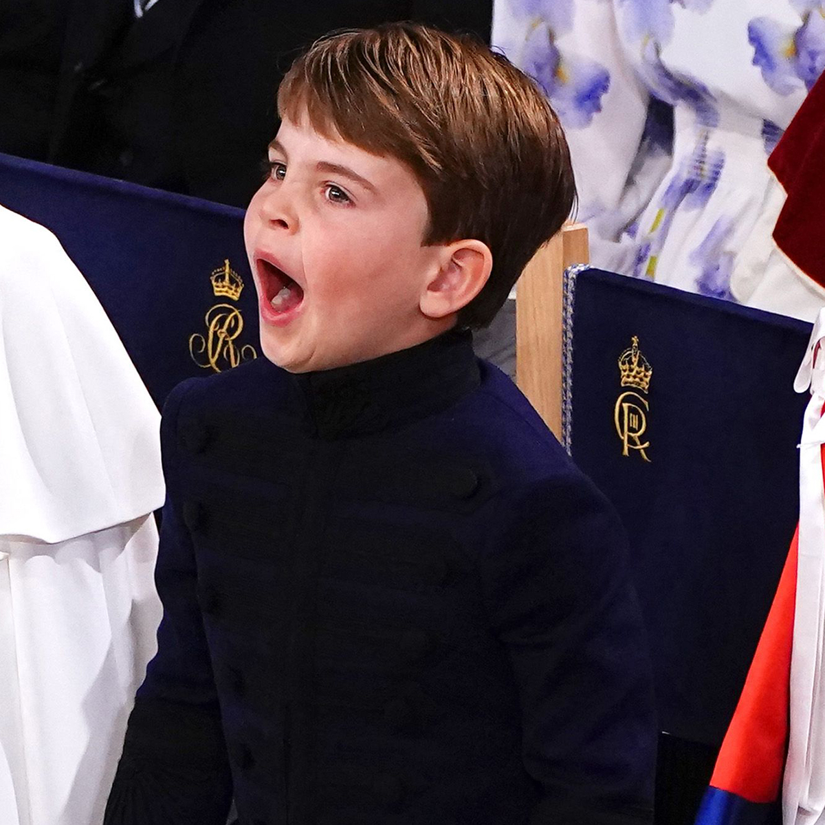 Prince Louis Yawning at King Charles III's Coronation Is a Total Mood