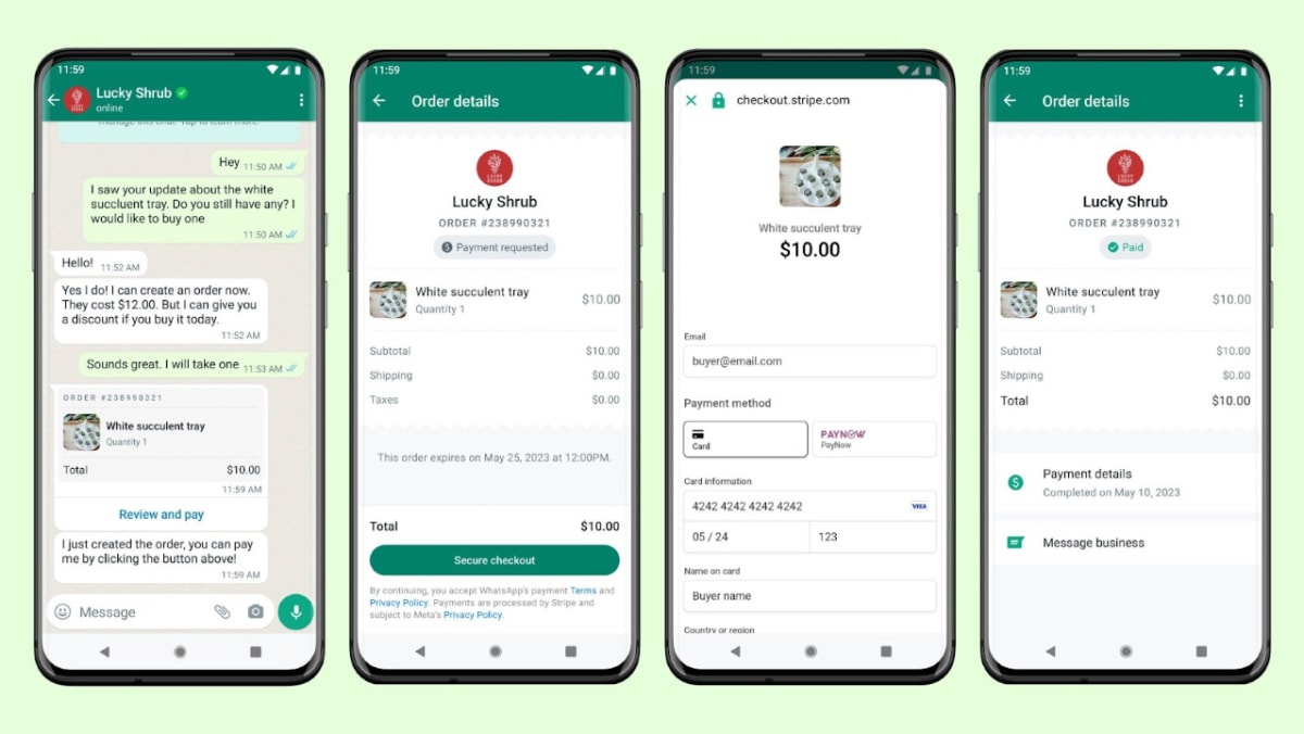 WhatsApp launches in-app feature for Singapore users to pay local businesses