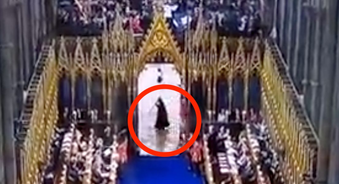 Truth about 'grim reaper' at king charles' coronation revealed