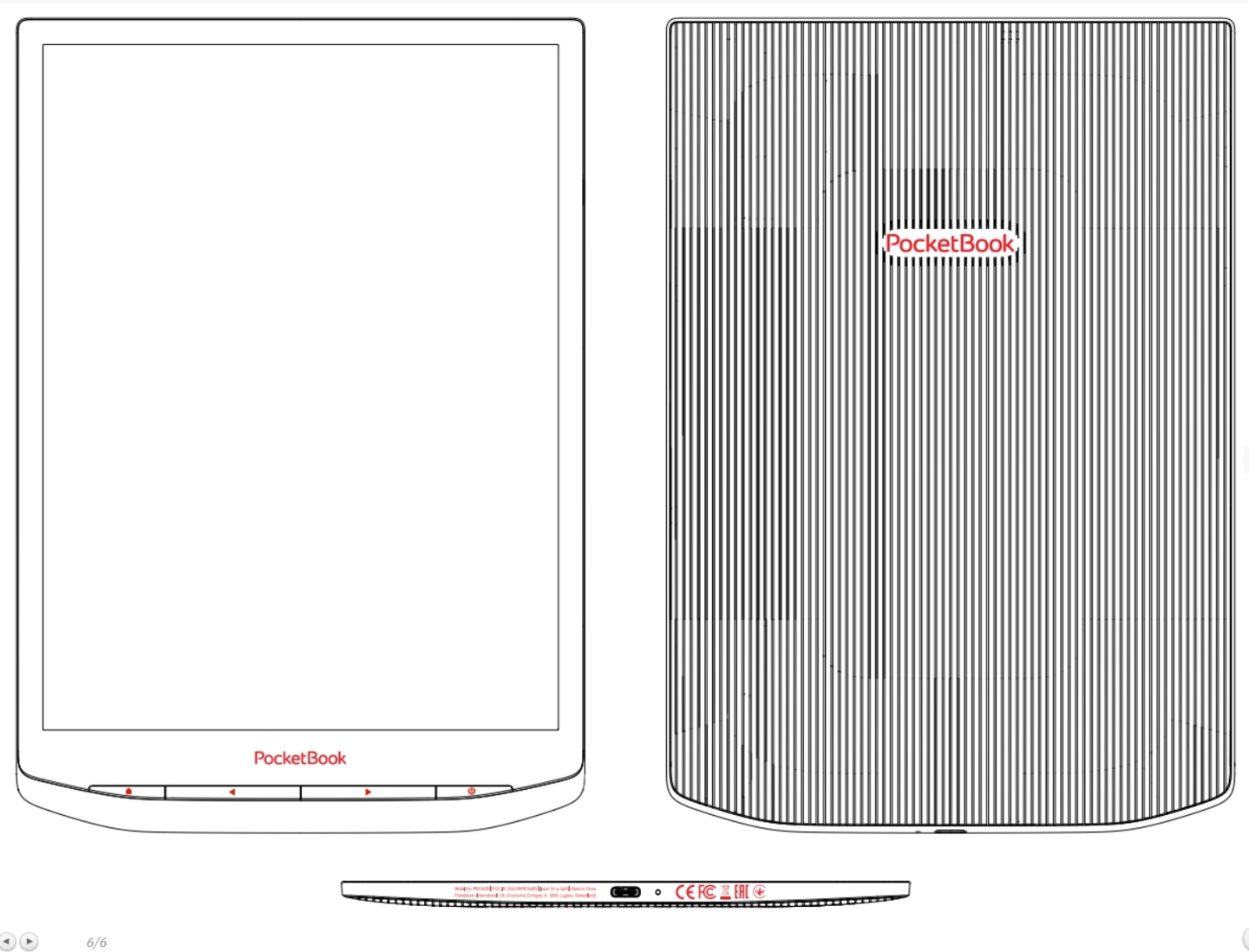 E Ink平板电脑PocketBook InkPad X Pro曝光