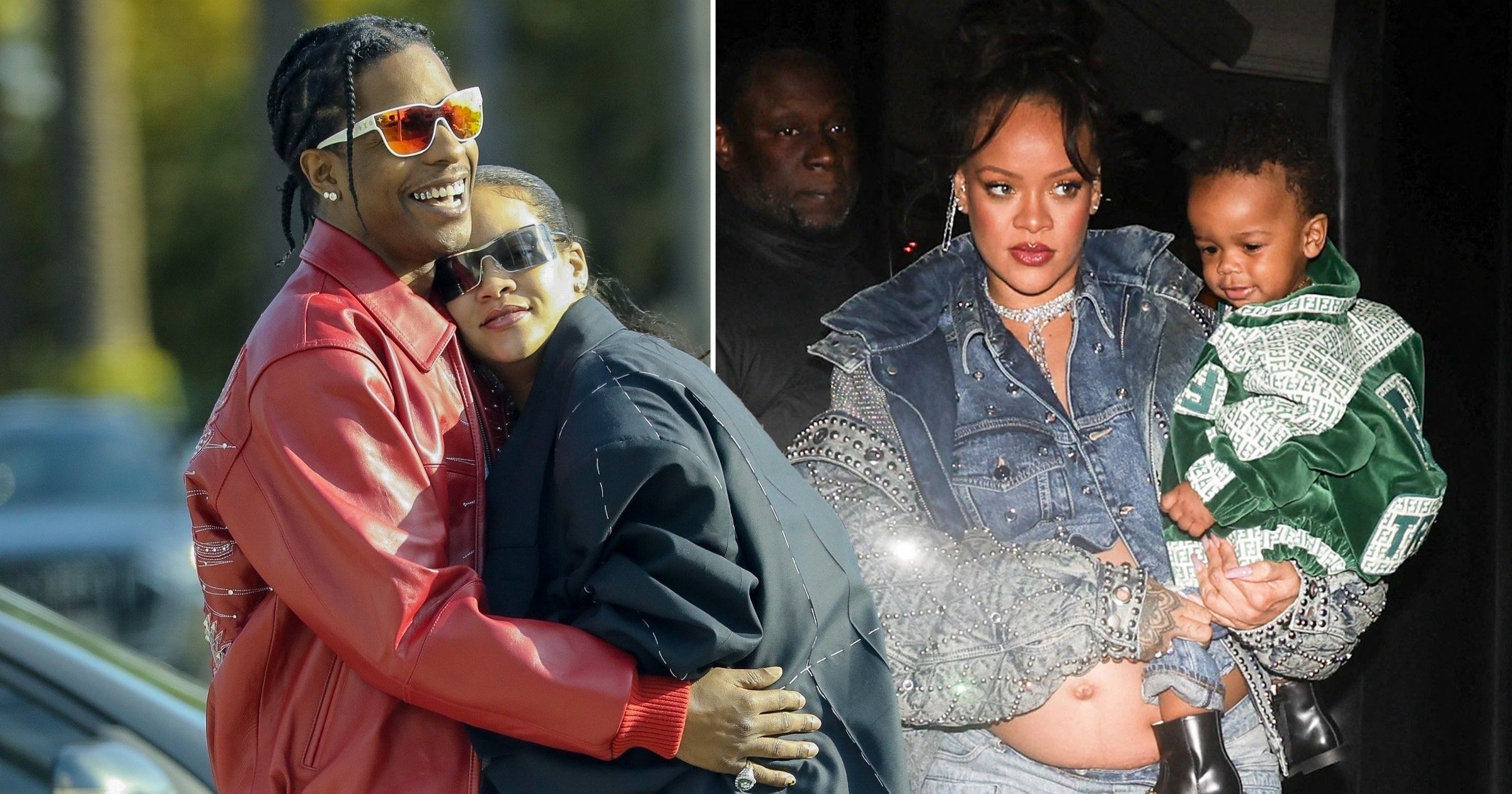 Rihanna and A$AP Rocky snapped in sweet embrace after baby son’s Wu-Tang Clan-inspired name finally revealed