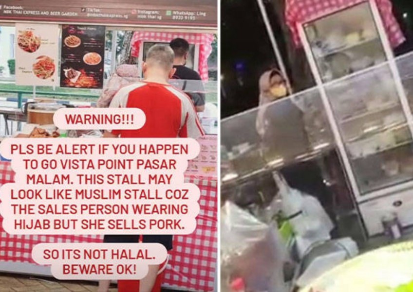 Muis addresses issue of hijab-wearing woman selling pork in Woodlands
