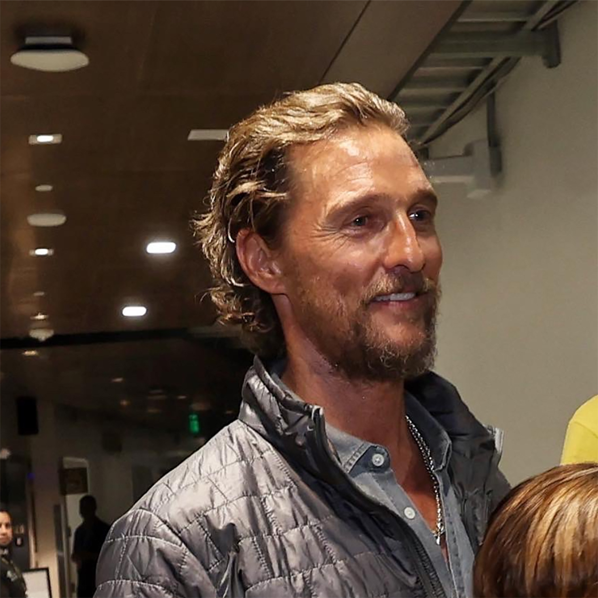 Matthew McConaughey's Son Livingston Looks All Grown Up Meeting NBA Star Draymond Green