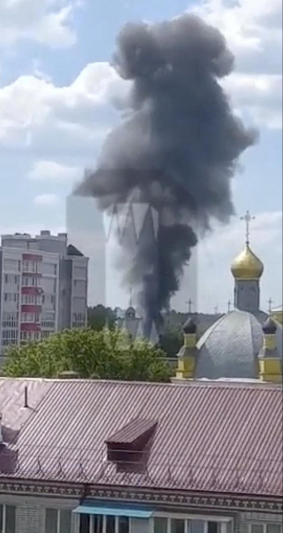 Video shows moment helicopter ‘shot down’ over Russia as ‘multiple aircraft downed’ in Bryansk