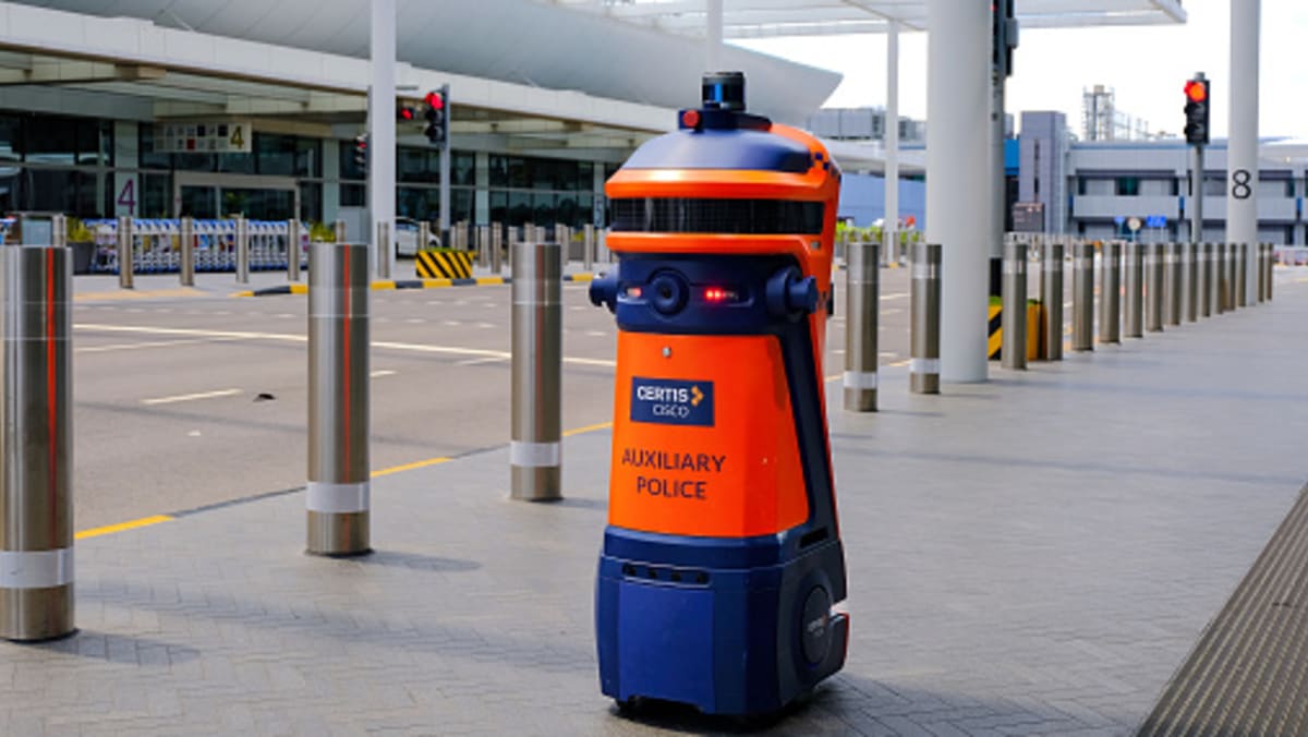 Jail for man who rammed trolley into Certis Cisco robot at Jewel Changi Airport