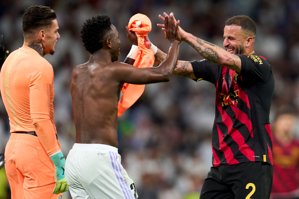 Kyle Walker asked Vinicius Jr not to make him a meme after Man City’s first leg with Real Madrid