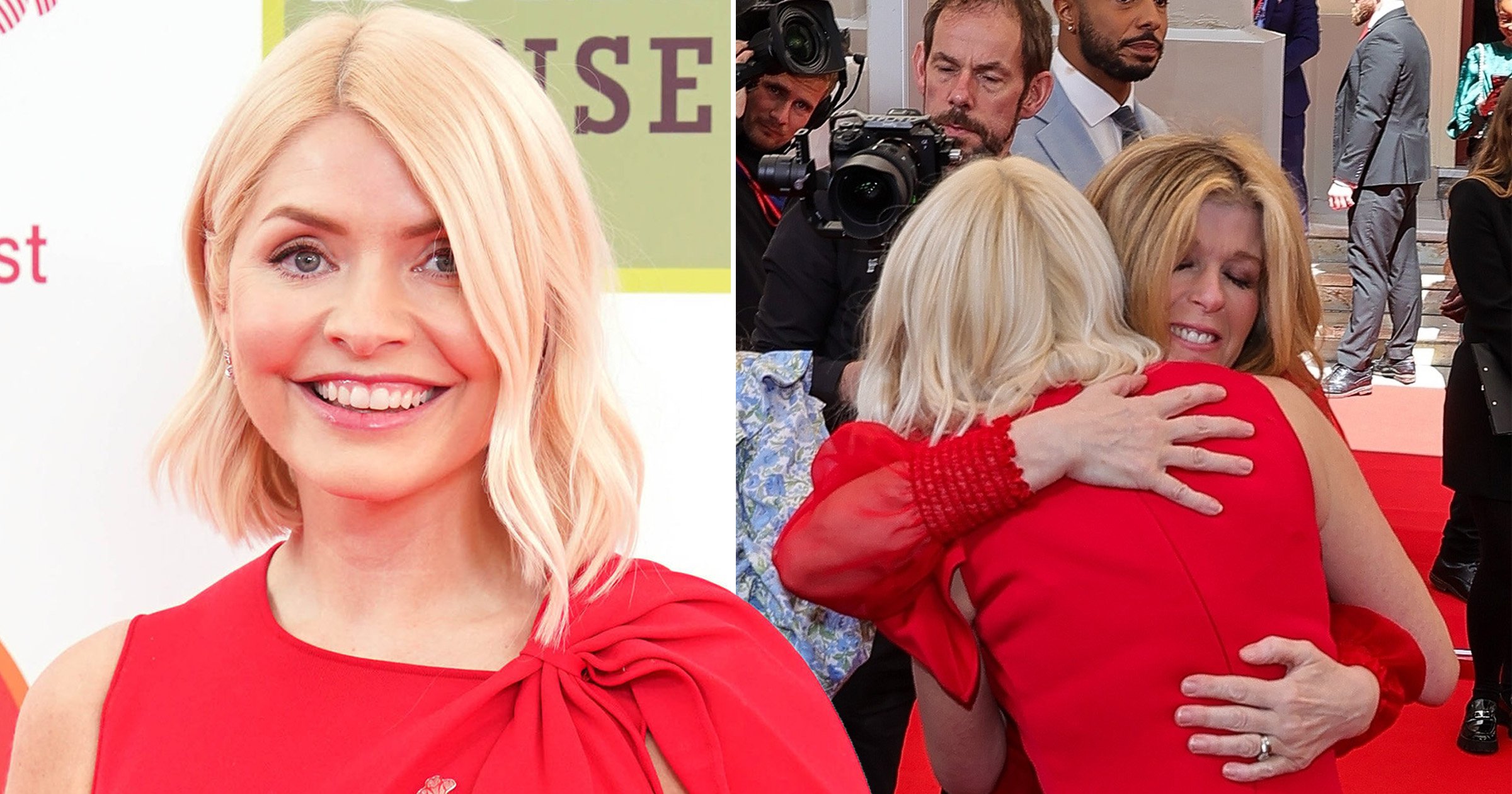 Holly Willoughby bear-hugged by Kate Garraway at Prince’s Trust Awards amid Phillip Schofield ‘fallout’