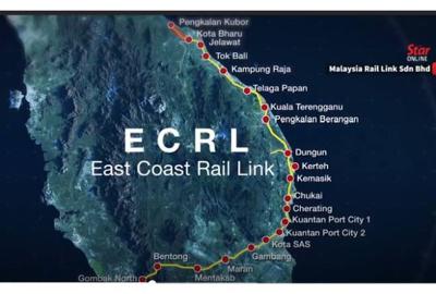 First ECRL track to be laid out along Gebeng-Dungun route starting end 2023