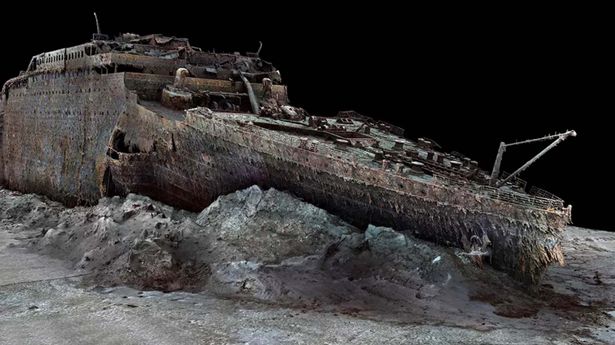 First ever full-sized Titanic wreck 3D scans show it resting on bottom of ocean