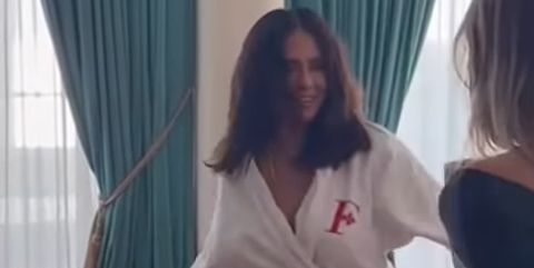 Salma Hayek Celebrates 24 Million Instagram Followers by Dancing in Her Bathrobe