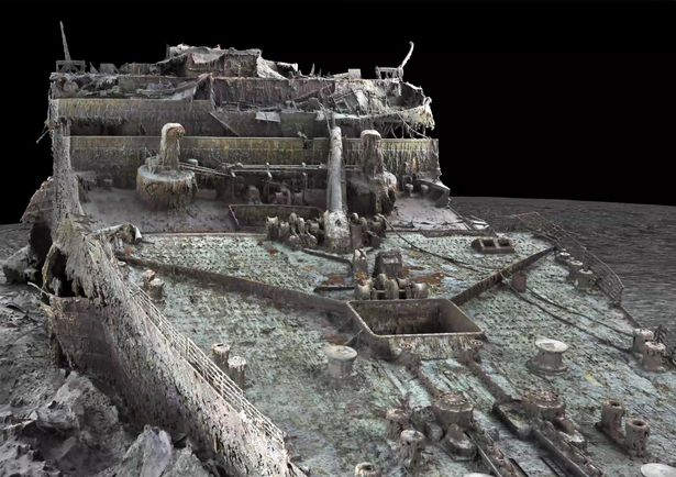 Haunting 3D images from Titanic wreck show shoes and champagne bottles