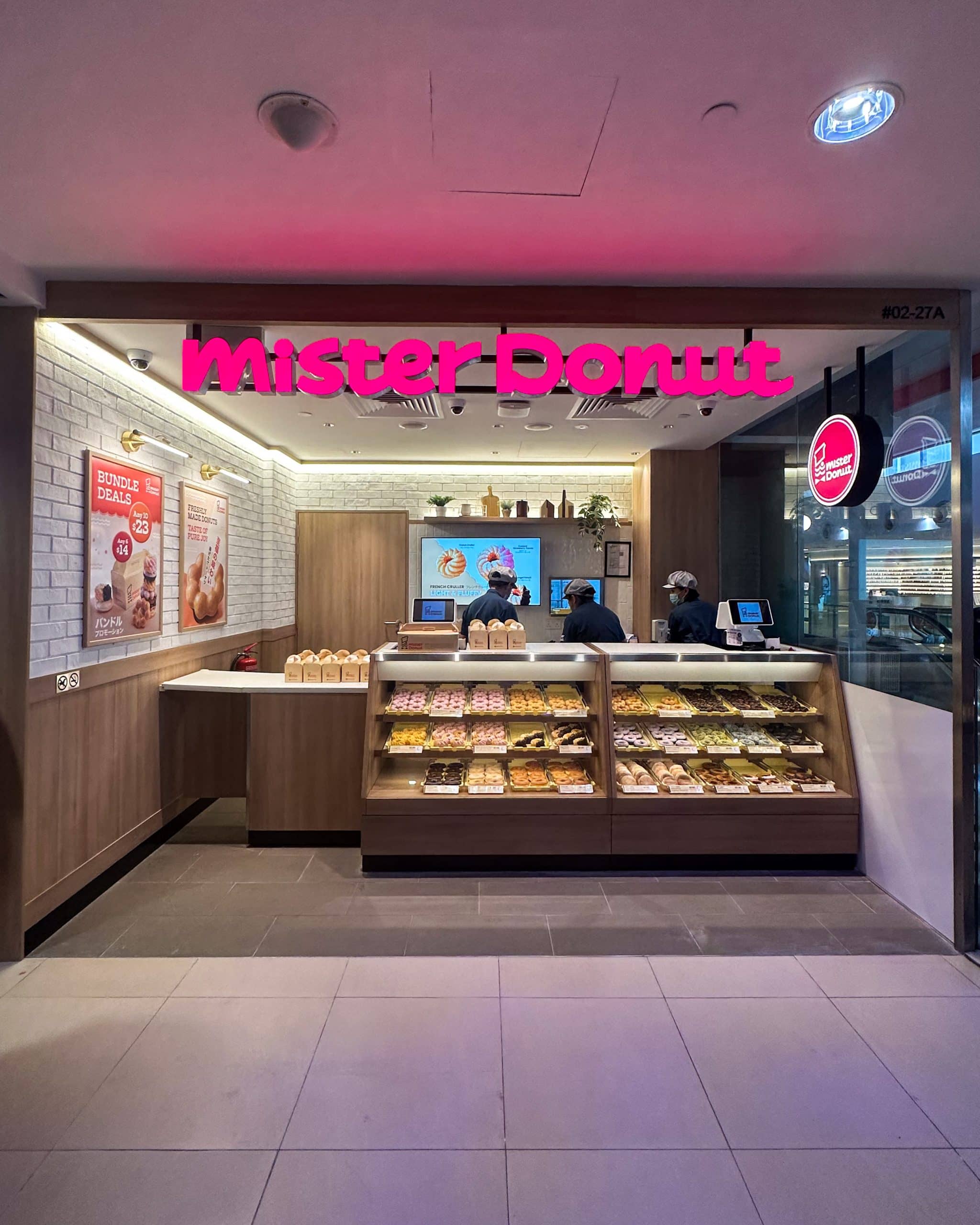 The famous Mister Donut bakery that went viral in Japan is finally open in Bishan