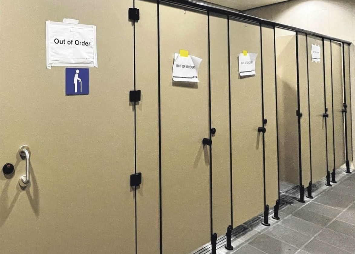 5 Out of 7 Cubicles “Out of Order” at Female Toilet in Newly-Opened Napier MRT Station